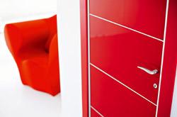 Door 200: particolare inserto metallico Libera Door 200: particolare inserto metallico Libera
