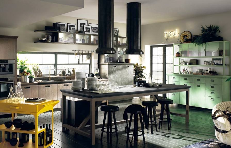 Cucina tra vintage e contemporaneo Credenza cucina vintage