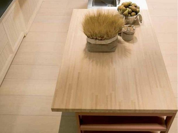 Top da cucina Cucina con piano lavoro a scomparsa