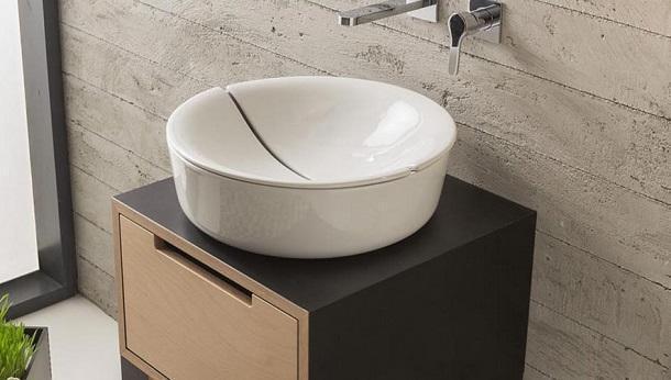 Design e funzionalità in bagno Bagno Sanitari creativo