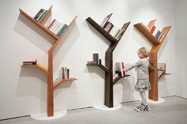 Librerie a forma di albero Libreria design da parete