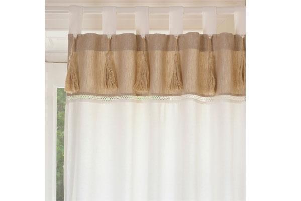 Tende soggiorno shabby: shabby chic window curtains floral curtain ... Tende schabby