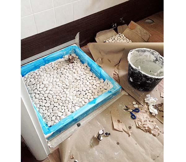Decorazioni pavimento rifacimento bagno fai da te pavimento adesivo ... Ristrutturare cucina fai da te