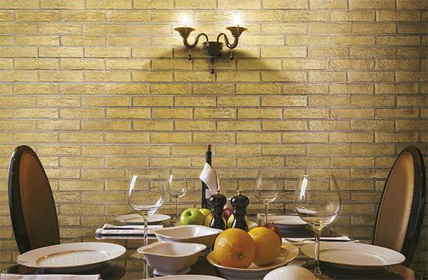 Mattone da rivestimento: collezione Venis, Gold di Brick Generation by Rondine