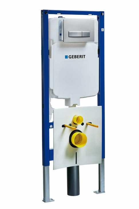 Geberit: modulo di installazione Duofix Italia Sigma8 per WC sospeso, pareti leggere