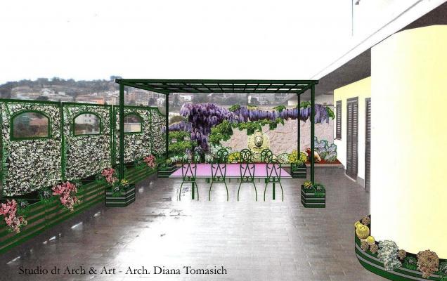 Sistemare il terrazzo progetto Grande creativo terrazza