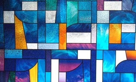Pellicole adesive per vetri Vetri per esterni decorati satinati