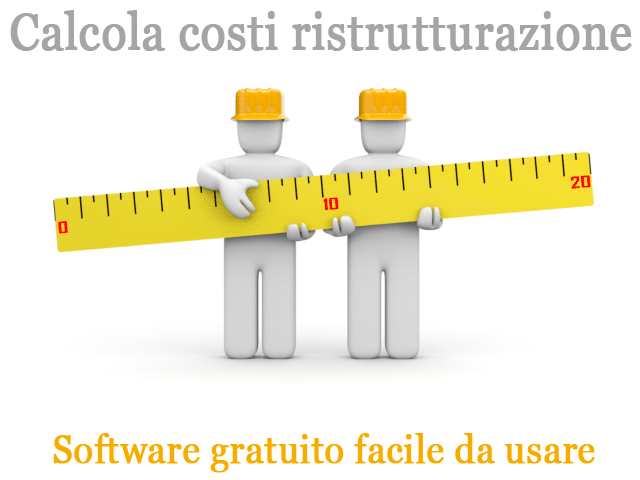 Calcolo automatico costi ristrutturazione