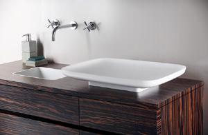 Hoesch - Linea Singlebath - Piano lavabo con lavabo in due parti