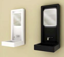Azzurra Ceramiche: parete-lavabo Nook Azzurra Ceramiche: parete-lavabo Nook