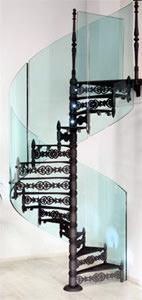 Modus: scala a chiocciola Glass Modus: scala a chiocciola Glass