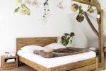 Camera da letto Maisons du Monde con letto in legno massello di sheesham