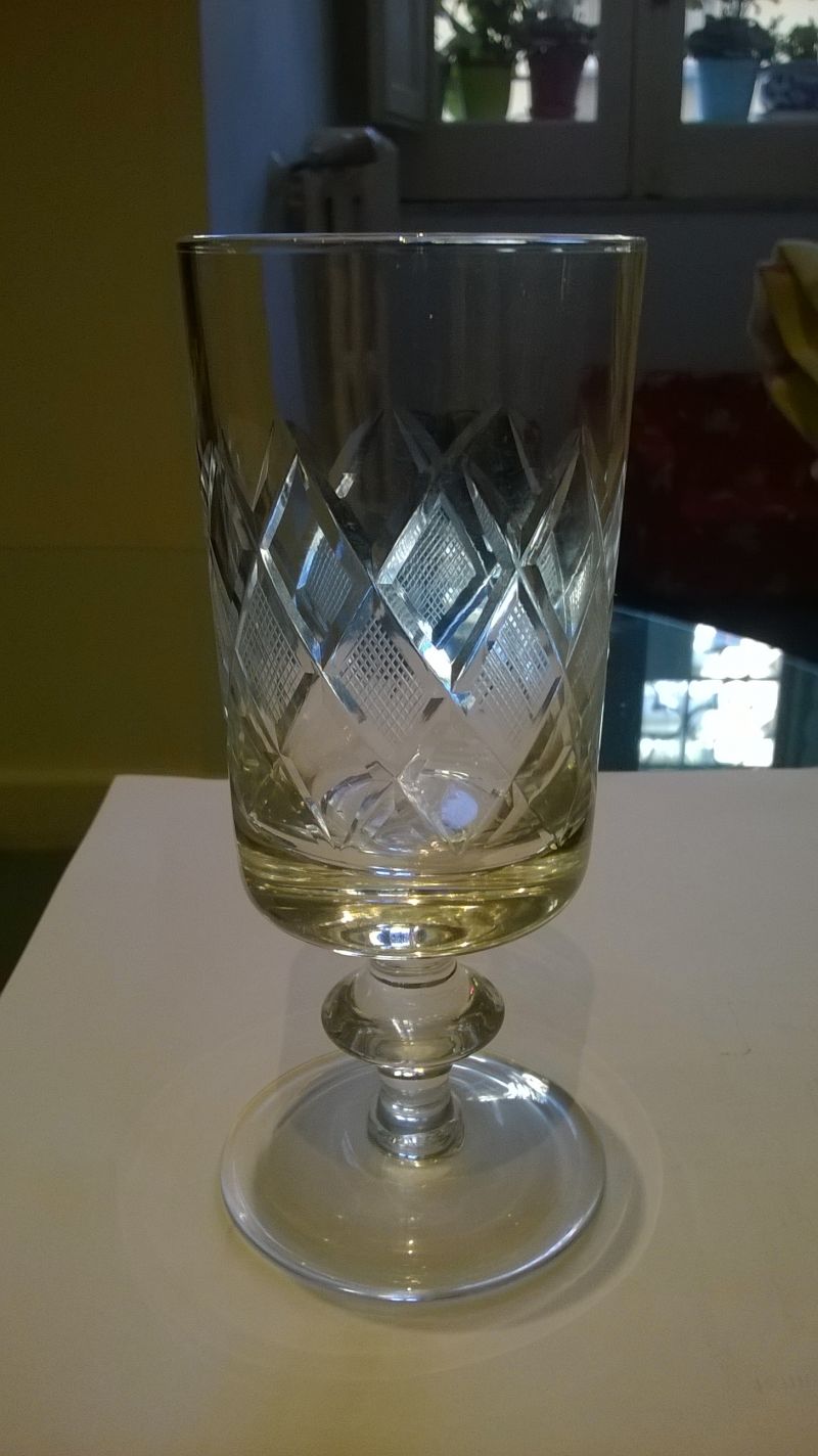Servizio bicchieri cristallo di murano completo per 6 2