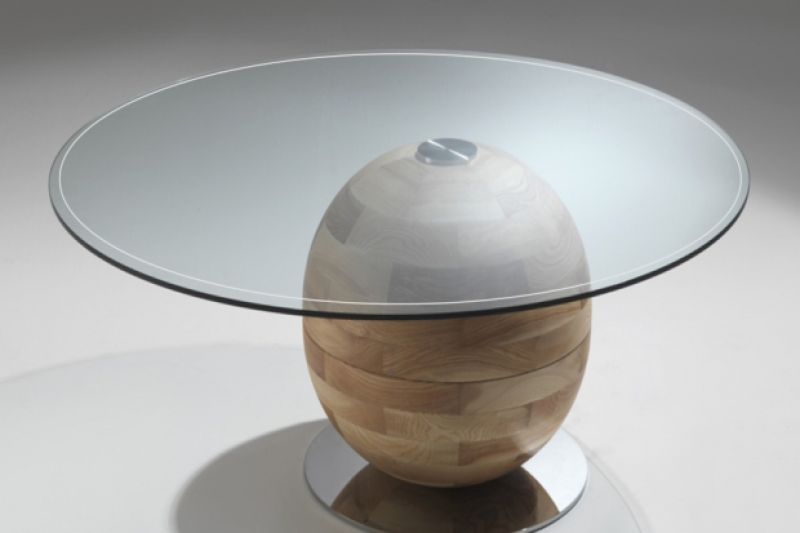 Tavolo in legno protezione rigida trasparente 1