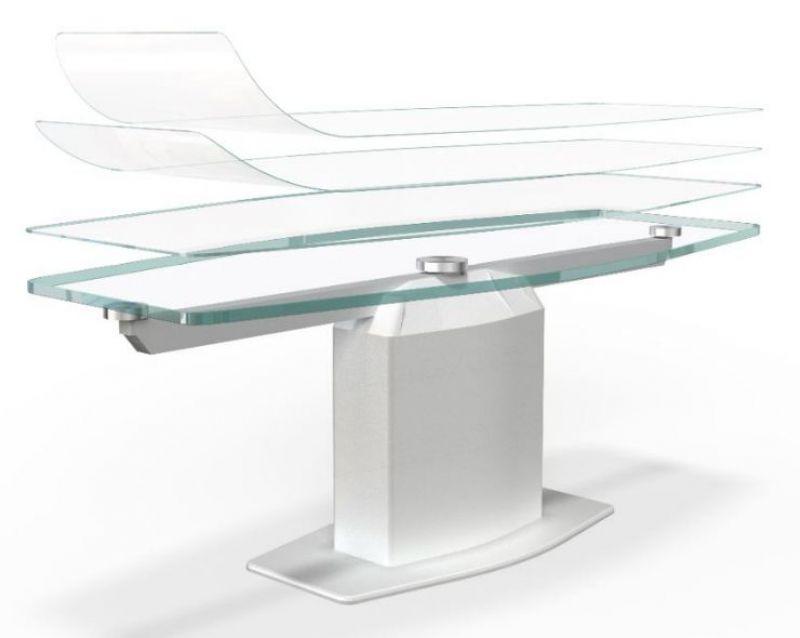 Tavolo in legno protezione rigida trasparente 3