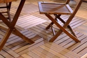 Pavimento in legno per esterni: decking Bangkirai