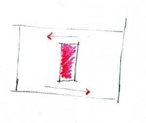 Arredare le pareti: disegno 4