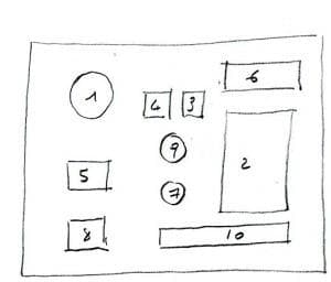 Arredare le pareti: disegno 5