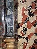 Varie texture di finto marmo con macchie e venature.
