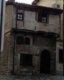 Casa medievale in piccolo sporto in opus craticium a Cividale del Friuli.