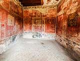 Un tipico interno di una domus pompeiana.