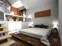 Foto di moderna stanza da letto con soppalco