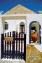 Cancello di casa vacanza in Santorini Grecia