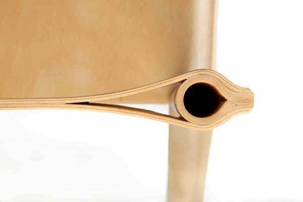 Sedia in legno Wotu chair, prodotta da Lamm