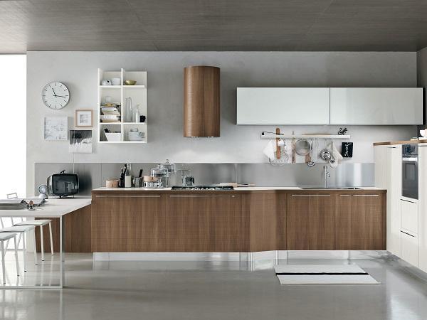Rivestimenti finitura tranché: Stosa, cucina Milly