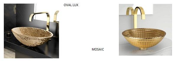 Sanitari novità a Cersaie: Glass Design Oval Lux e Mosaic