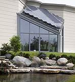 Veranda con pannelli fotovoltaici Metra