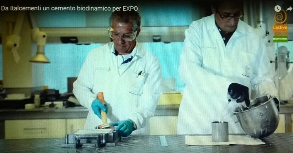 Cemento biodinamico laboratorio Italcementi
