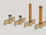 Particolari fasi di ancoraggio pilastri