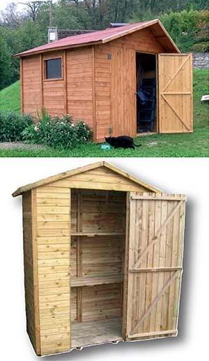 Realizzare casette in legno da giardino Progetto costruzione casetta in legno