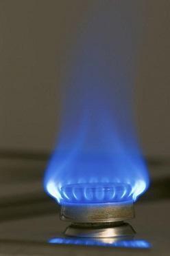 fiammella del gas