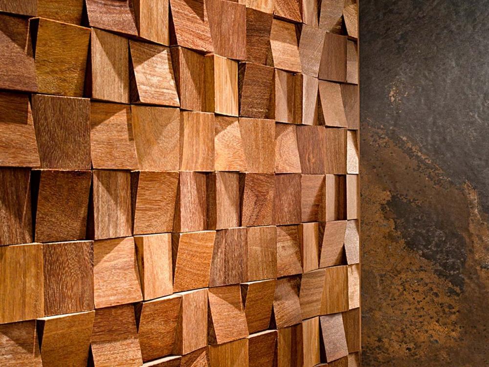 Porcelanosa-Wood Feel: mosaici in legno