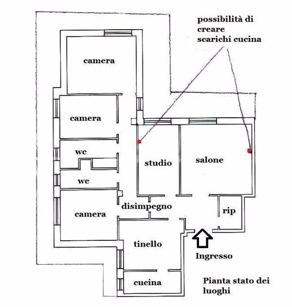 Appartamento 150 mq: idea di progetto Creare piantina casa online