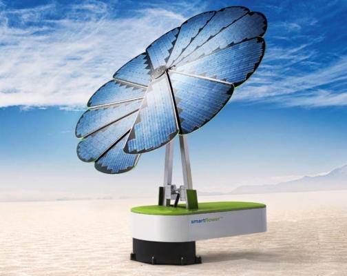 Installazione batteria fotovoltaica Smartflower SF32