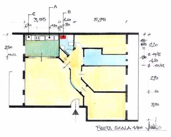 Appartamento 100 mq: idea di progetto Ristrutturare casa 100 mq