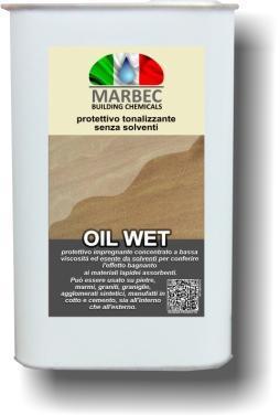 Protettivo per cotto a effetto bagnato Oil Wet di Marbec.