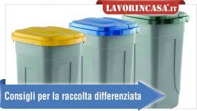 Consigli per la raccolta differenziata