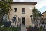 Casa ecologica a impatto zero a Modena: facciata principale (foto di Pini Paride)