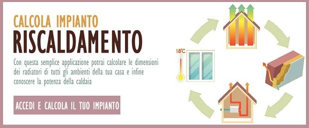 Dimensionamento termosifoni Impianto riscaldamento termosifoni