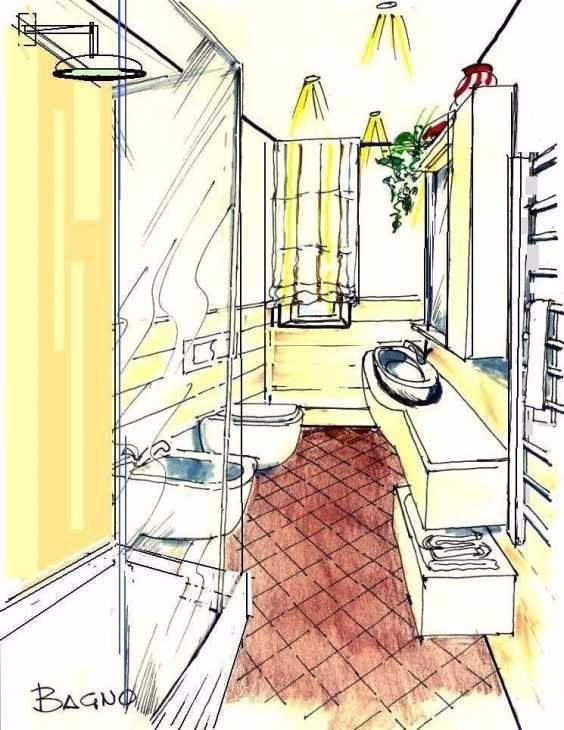 Bagno e antibagno progetto 5 mq Disegni di bagni