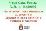 Bollettino ufficiale Regione Puglia: Titoli abilitativi Piano Casa