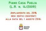 Bollettino ufficiale Regione Puglia: Ampliamento Piano Casa