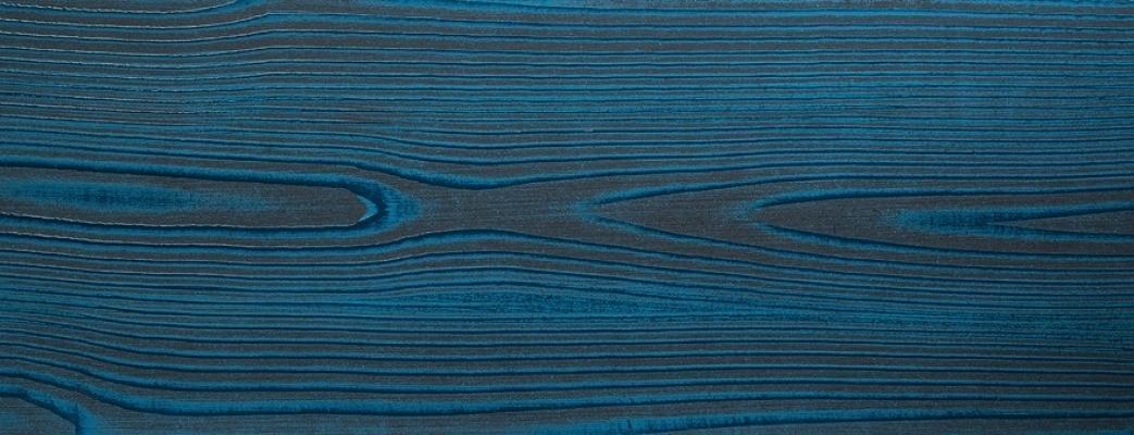 Pittura con venature effetto legno tonalità azzurro, Loggia Plasma 3D