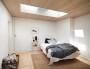 Camera da letto sottotetto, finestre VELUX