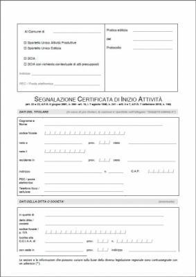 Segnalazione certificata inizio attività scia Aprire una scia per ristrutturazione