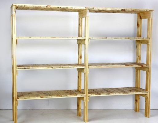 Scaffalatura in cantina fai da te Scaffalatura legno fai da te